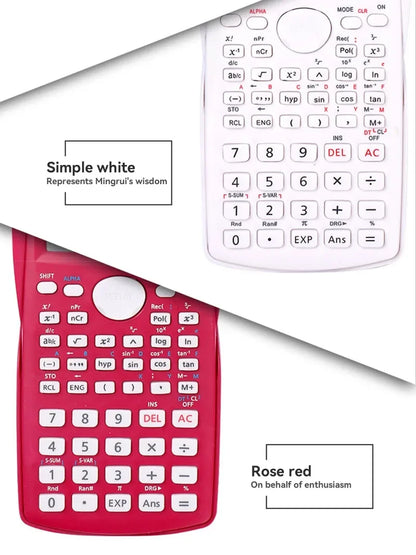 Multifunctional Scientific Calculator Student Simple Portable Big Screen Function Calculator Stationery School Office Supplies