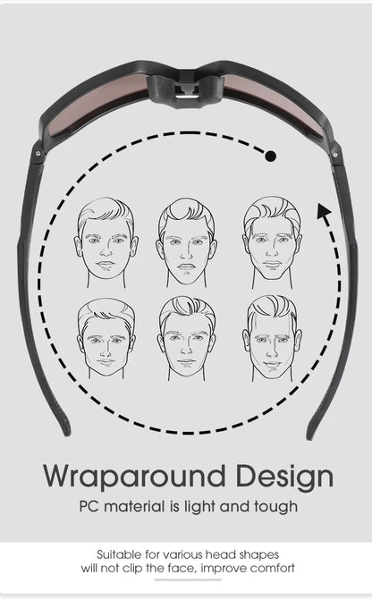 SCVCN Men bicycle Cycling Sunglasses Woman MTB road bike Driving Goggles Outdoor Sports running Glasses UV400 Hiking Eyewear