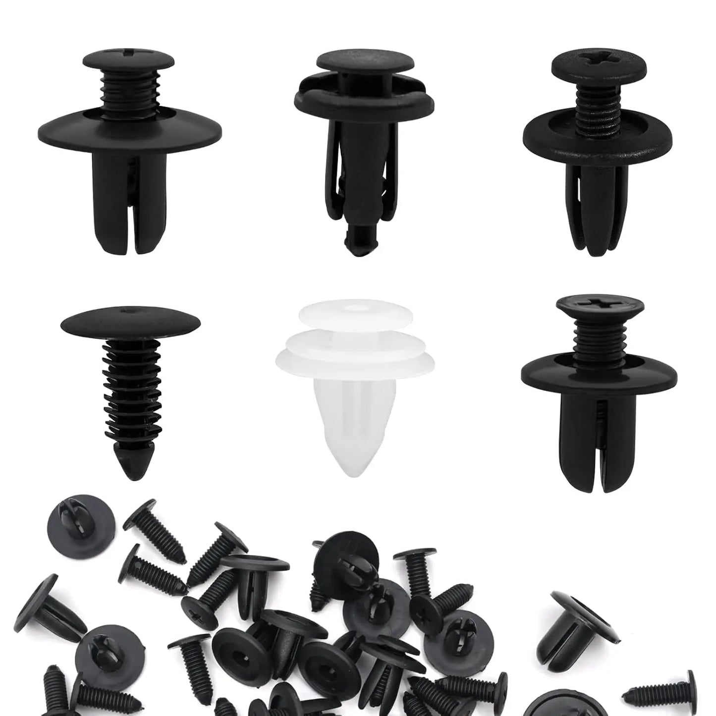 Auto Fastener Clip Mixed Car Body Push Retainer Pin Rivet Bumper Door Trim Panel Fastener Kit Car Clips Box or Bag Packaging