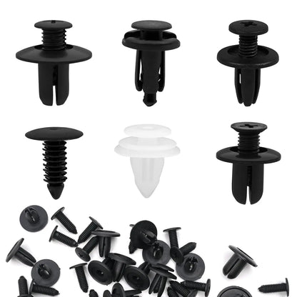 Auto Fastener Clip Mixed Car Body Push Retainer Pin Rivet Bumper Door Trim Panel Fastener Kit Car Clips Box or Bag Packaging