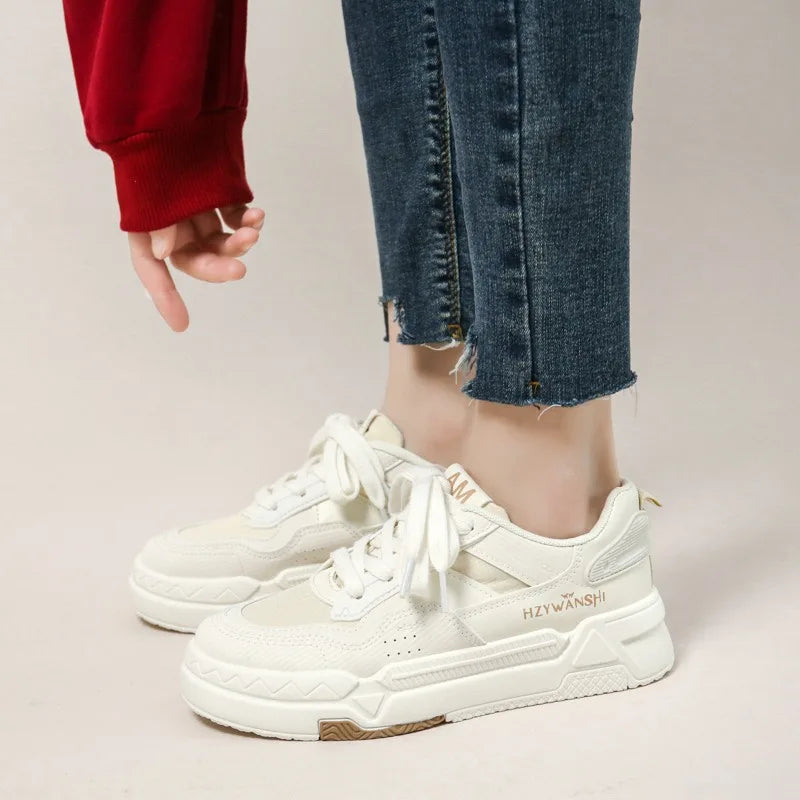 2025 New Women Shoes High Quality Original All-match Platform Casual Sneakers Trends Sweet American Fashion Student Boards Shoes