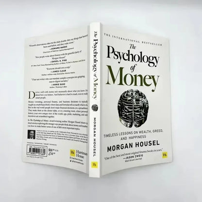 The Psychology of Money Books for Adults, Timeless Lessons on Wealth, Greed Happiness Business Books