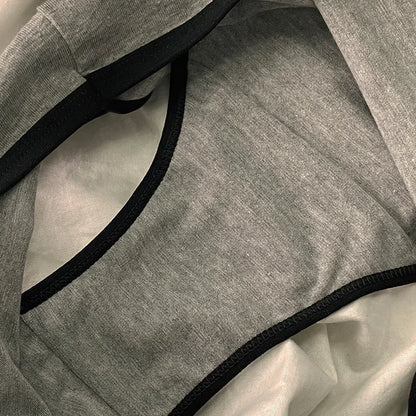 3pcs Cotton Women's Panties Triangle Sports Style Minimalist Girls' Underwear Mid Waist Japanese white black Women Underwear