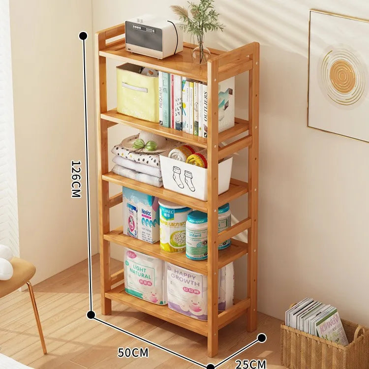 Kitchen shelf, floor standing multi-layer product collection, household pot seasoning shelf, fruit and vegetable bowl and dish s