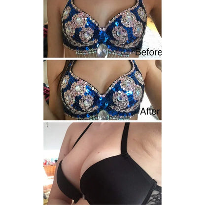 Chest Push Up Sticky Bra Thicker Sponge Bra Pads Breast Lift Up Enhancer Silicone Removeable Inserts Swimsuit Invisible Bra