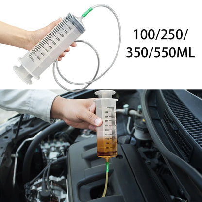 1Set Car Oil Pump Large Capacity Extractor Syringe with Scale for Automobile Truck Oil Exchange Cars Tools Mechanical Workshop