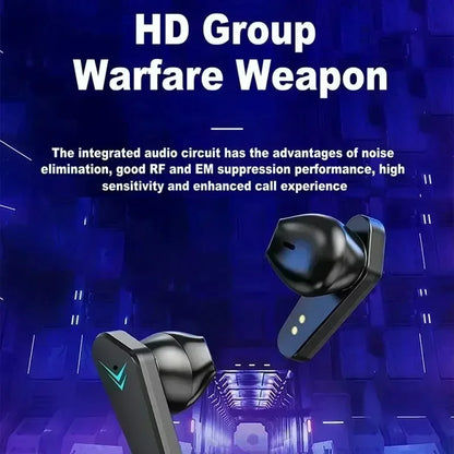 New TWS Gaming Earbuds Wireless Bluetooth Earphones With Mic  9D Stereo Music HiFi Headset For Gamer apply to smartphones