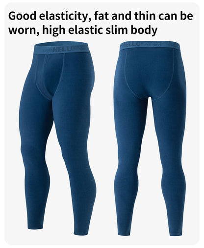 1/3/4 Pcs Men's Autumn And Winter Solid Color Warm Pants Slim Autumn Pants Comfortable Pants Men's Winter Plus Size 5XL Leggings