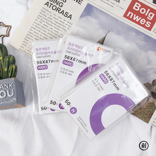 Fundas para tarjetas Kpop, bolsa protectora transparente antiarañazos, soporte para tarjetas de ídolo DIY