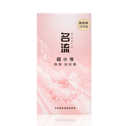 10pcs Ultra-thin Condom Hyaluronic Acid Stimulation Penis Sleeves for Adult Men Super Tight Condom Contraception Erotic Products