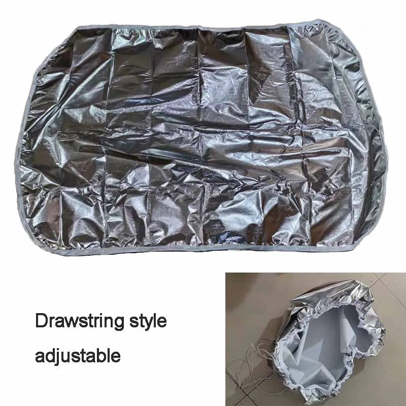 Car Safety Seat Sun Shade Cover Aluminium Film Keep Baby Car Seat At Cooler Temperature Protection From UV Sunlight Dust Covers
