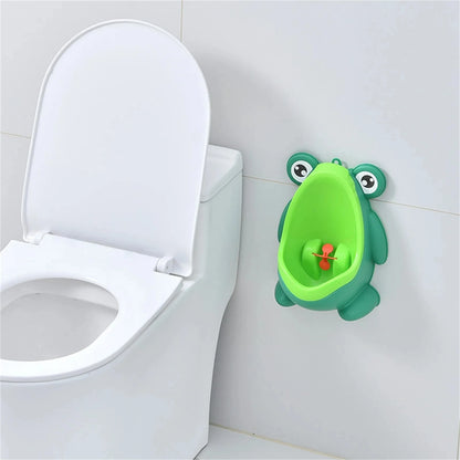 Little Frog Baby Urinal Boys wall-mounted urinal Frog shape Boys standing urinal Toilet training urinal