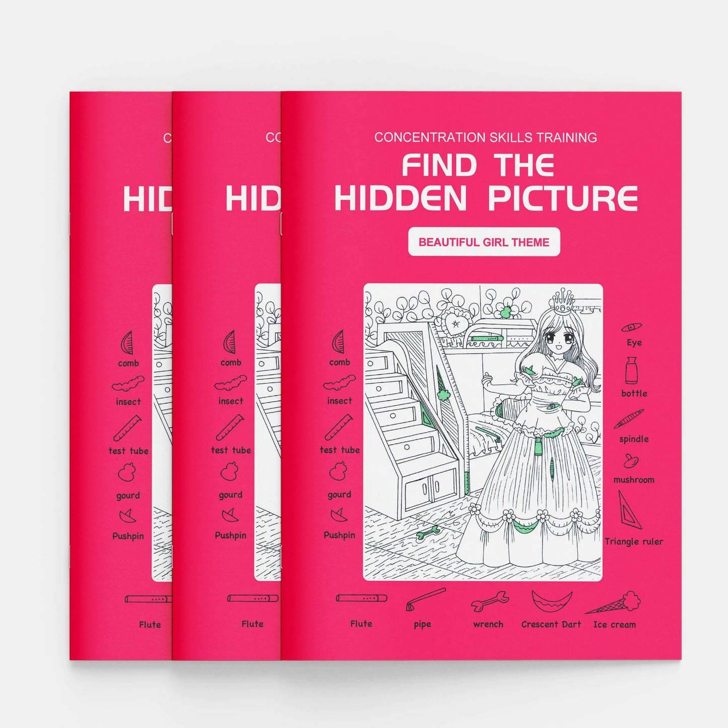 Pique Your Child's Imagination with this Delightful Hidden Objects Book - Ideal for Building Focus and Attention