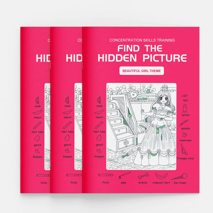 Pique Your Child's Imagination with this Delightful Hidden Objects Book - Ideal for Building Focus and Attention