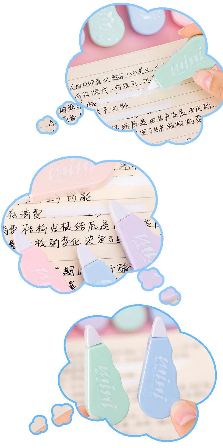 Cute Kawaii Macaron Correction Tape Altered Tools School Office Corrector Stationery Kids Sweet Novelty Supplies