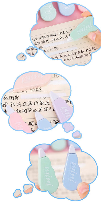 Cute Kawaii Macaron Correction Tape Altered Tools School Office Corrector Stationery Kids Sweet Novelty Supplies