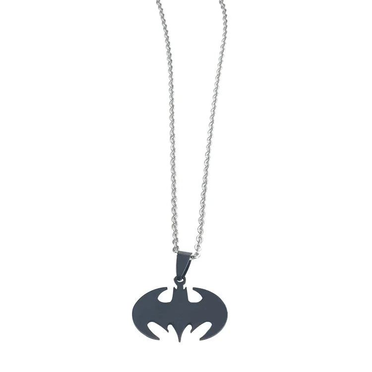 DC Comics Batman Fashion Accessories Necklace for Men and Women Stainless Necklace Vintage Solid Metal Colla Birthday Gifts New