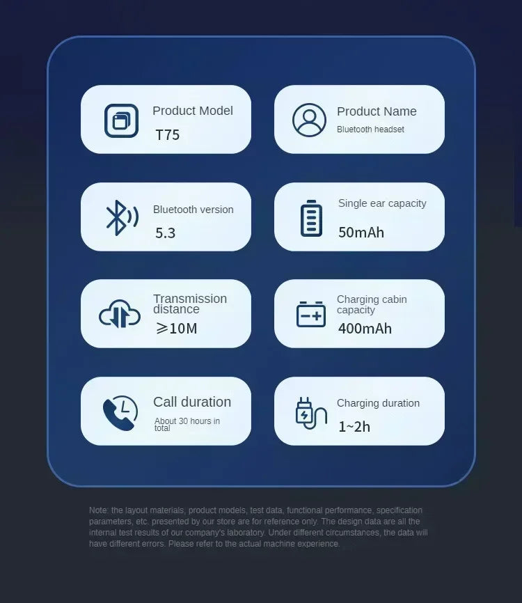 New Fone Bluetooth Headset 5.3 Wireless Air Conduction Headphones Clip Ear Music Noise Canceling HD Call Sports Gaming Earphone