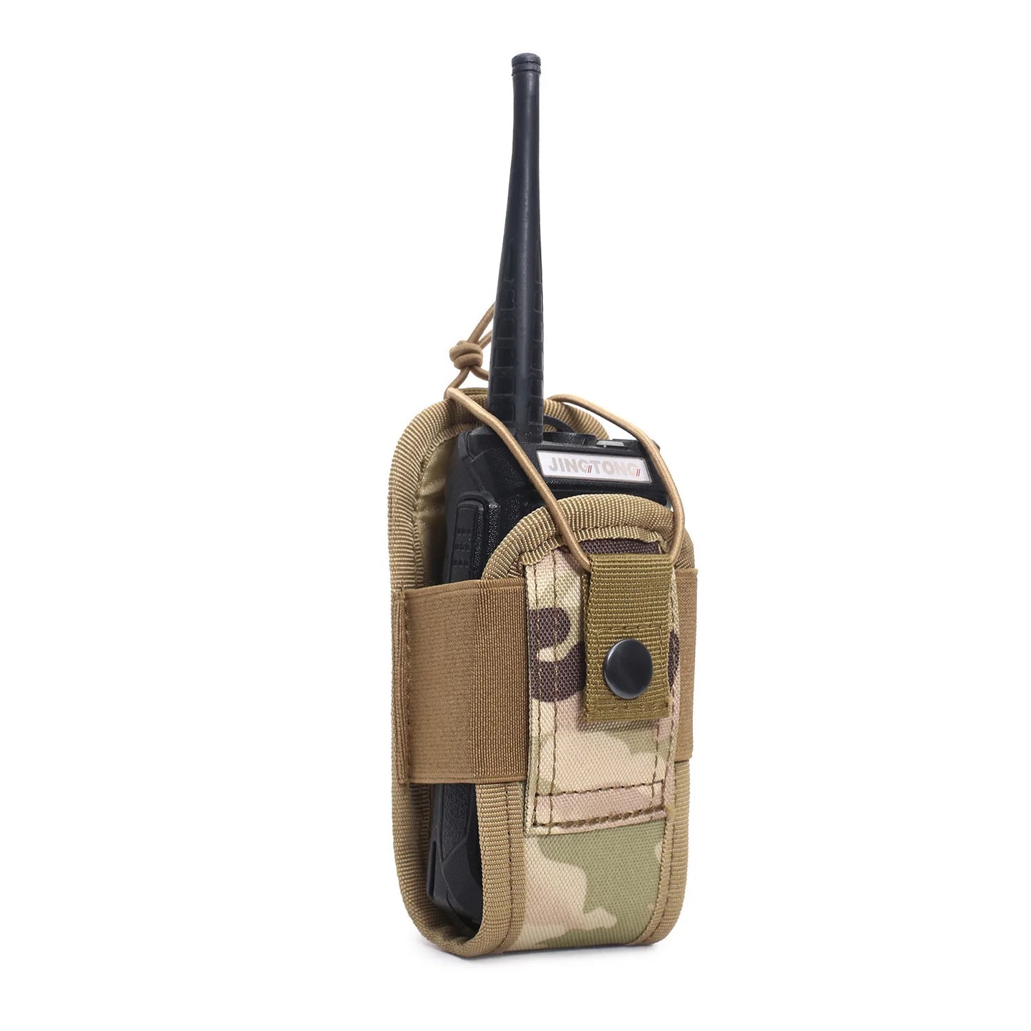 Hoyoo outdoor tactical walkie talkie case MOLLE accessory package multifunctional walkie talkie external protective cover camouf