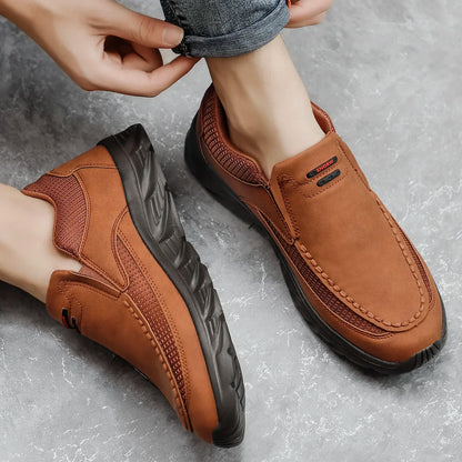 Men Walking Shoes Loafers Sneakers men 2024 New Fashion Handmade Retro Leisure Loafers Shoes Zapatos Casuales Hombres Men Shoes