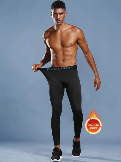 High-Performance Compression Leggings for Men Fitness Workouts Tights for Enhanced Fitness Performance and Running Comfort