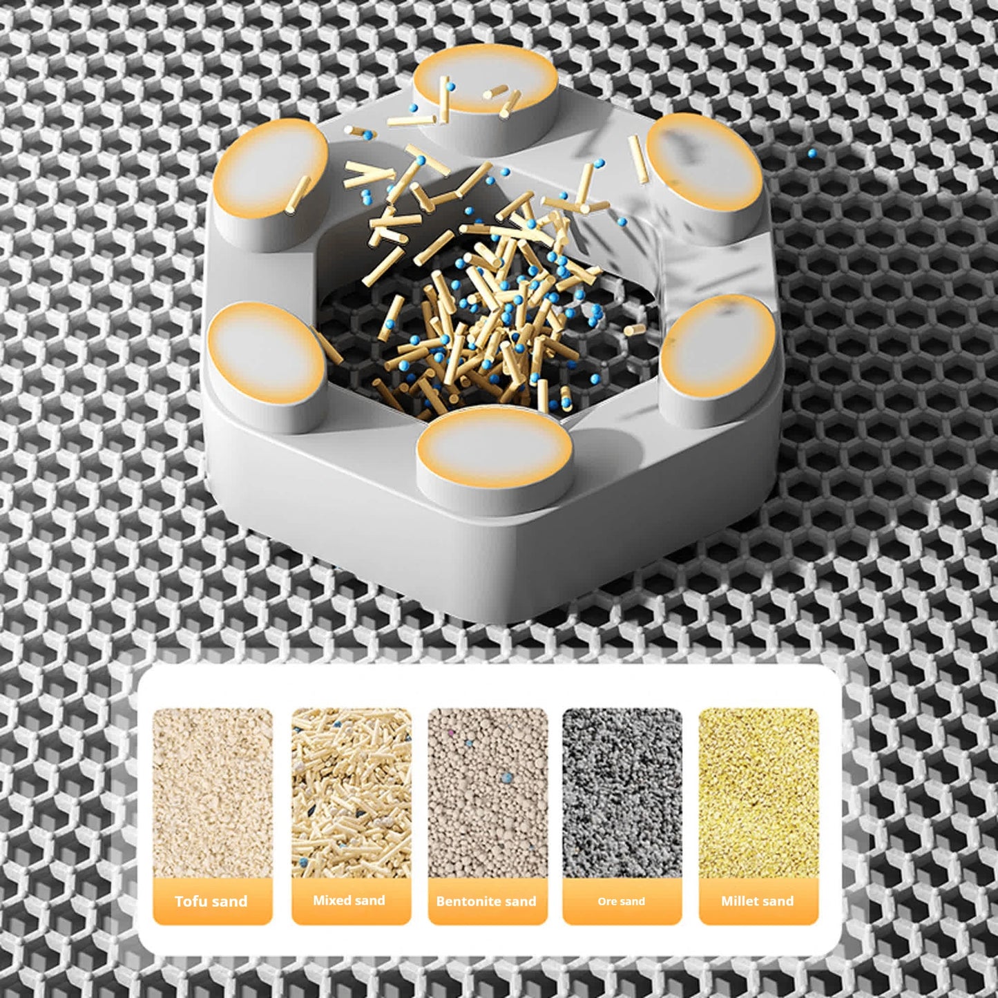 Large Waterproof Double Layer Cat Litter Mat Non-Slip Washable Pet Litter Box Mat Durable Sand Trapper Easy Clean Cat Toilet Mat