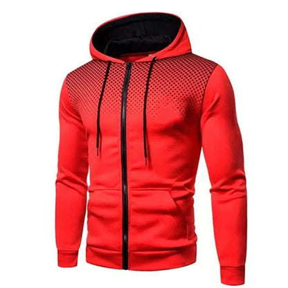 Autumn and Winter Casual Jacket for Men All Elite Wrestling Zipper Hoodie with Pocket Printing Sweater Sportwear