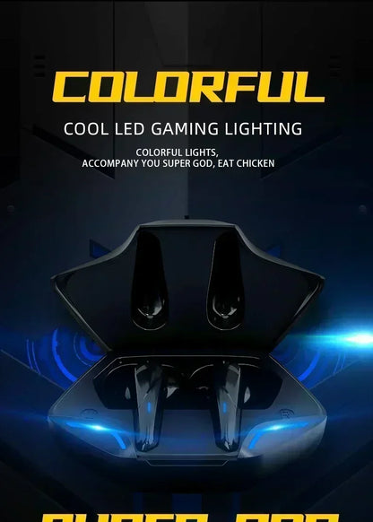 X15Pro Gaming Earbuds Wireless Bluetooth Earphones With Mic Bass Audio Sound Positioning 9D Stereo Music HiFi Headset For Gamer