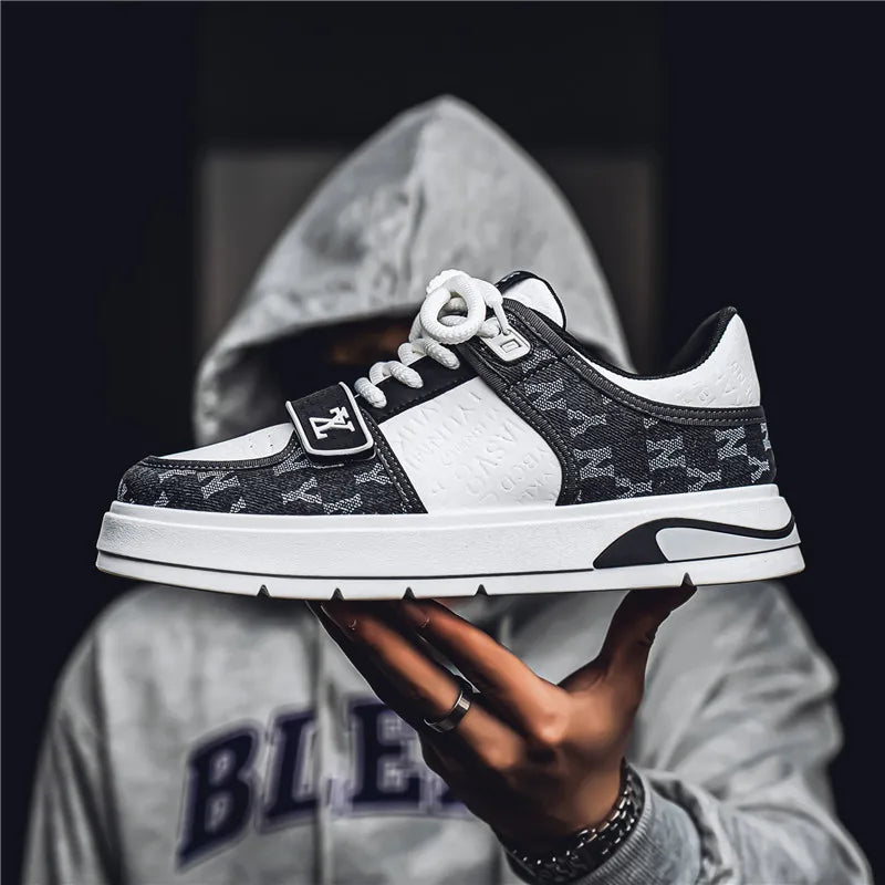 Men's Shoes Autumn Casual Shoes Soft Soled Sports Shoes New Trend Help Breathable Non-slip Board Shoes Fashion Shoes Board Shoes