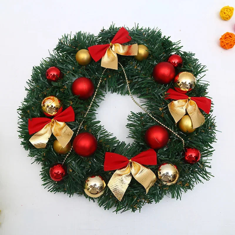 Sp Hot Sale Merry Christmas Decoration Wreath Manufacturer Artificial Greenery Christmas Garland Decoration