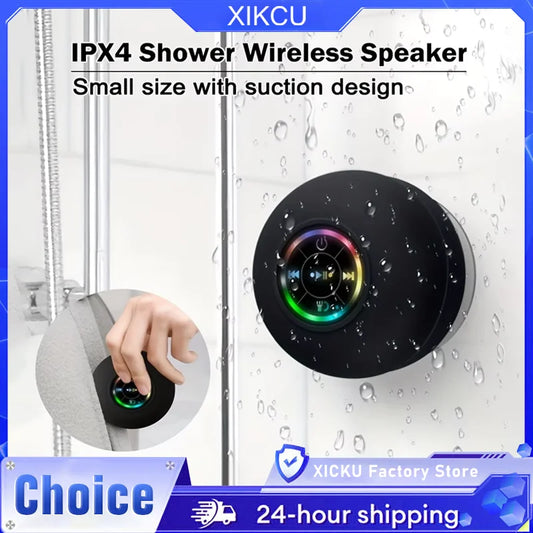 Wireless Speaker Rechargeable Bluetooth-compatible Speaker with Colorful Light Portable Mini Speaker for Home Outdoor Camping