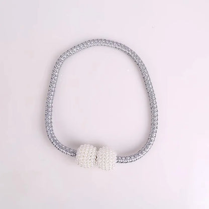 2pcs curtain bundling straps creative high-end functional straps simple thick tie rope household strong magnetic suction