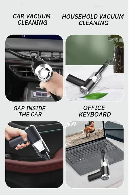 Clearance_Portable Wireless Car Vacuum Cleaner Wireless Vacuum Cleaner Dual Use for Home and Car 120W High Power Powerful Vacuum