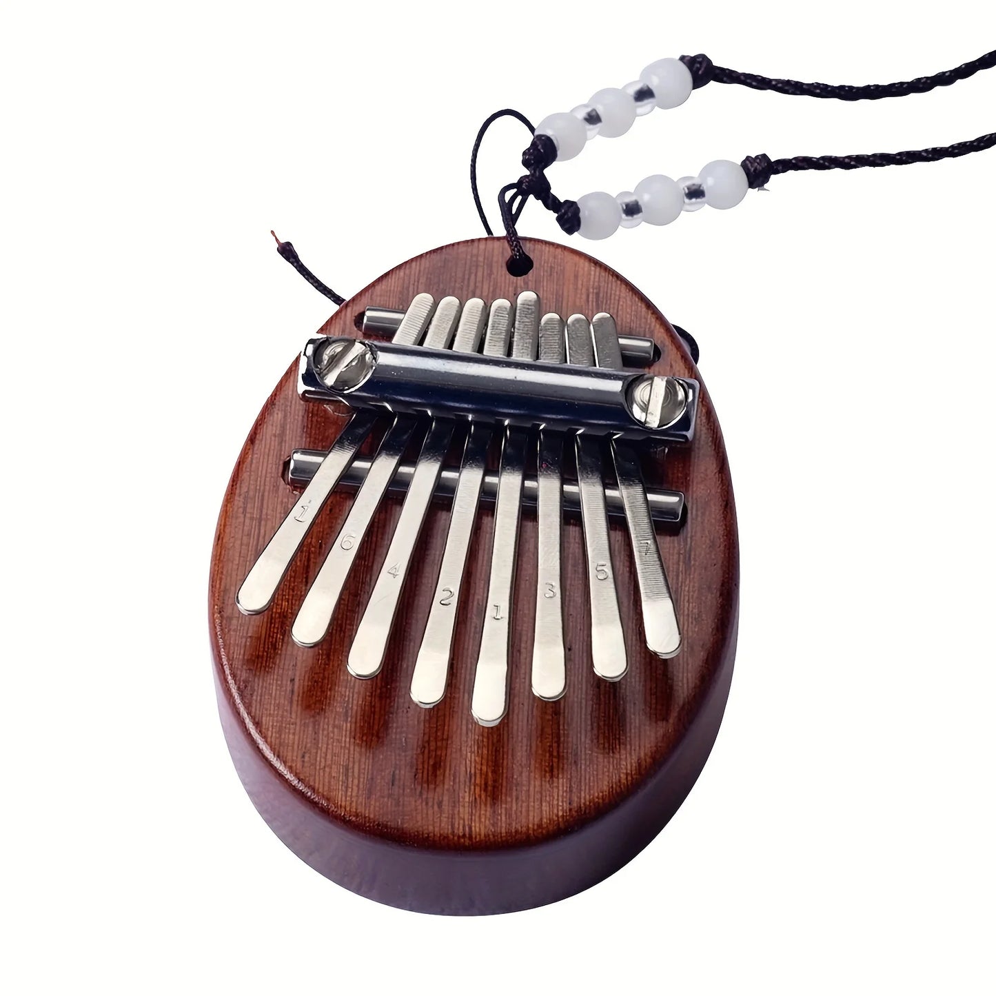 Mini Kalimba – Piano à pouce à 8 touches, 1 paquet, Style goutte d'eau, Instrument mignon, Portable, coffret cadeau exquis pour