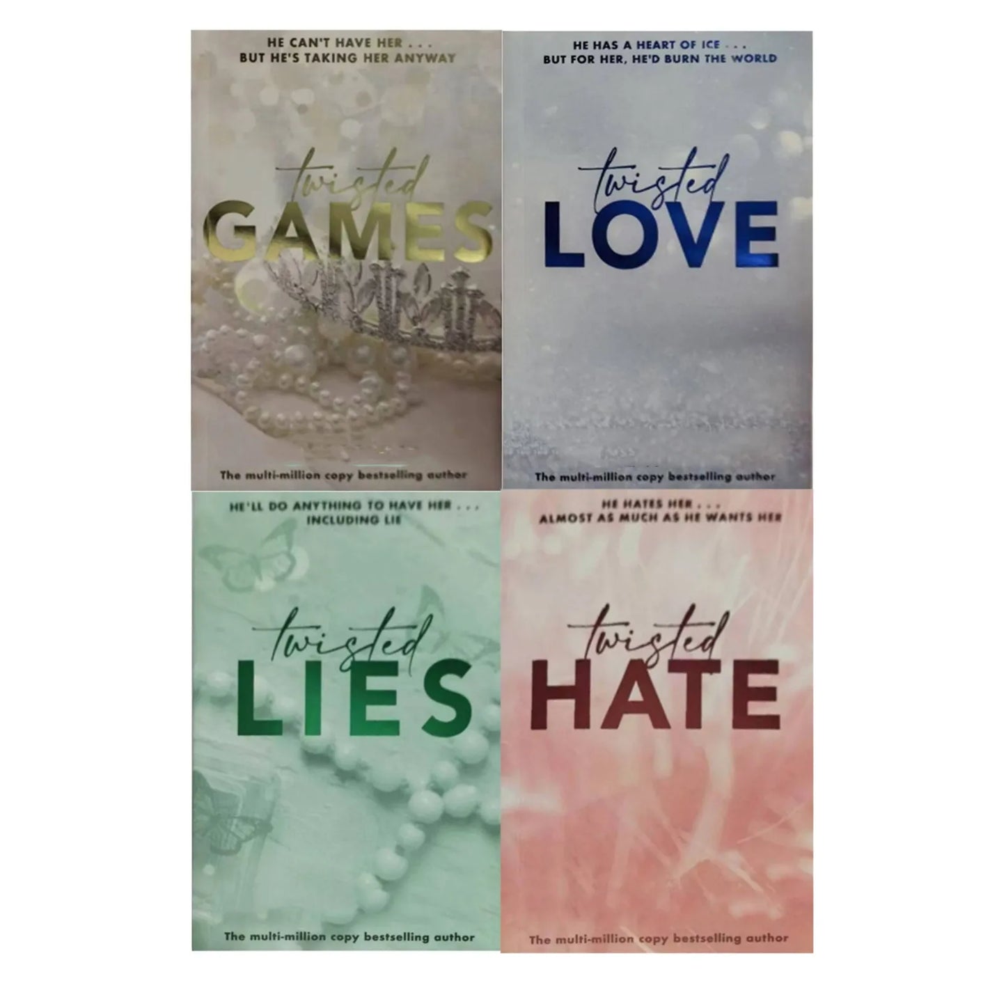 4 Books Twisted Series By Ana Huang Books Love /Games / Hate /Lies Paperback English Novel Book