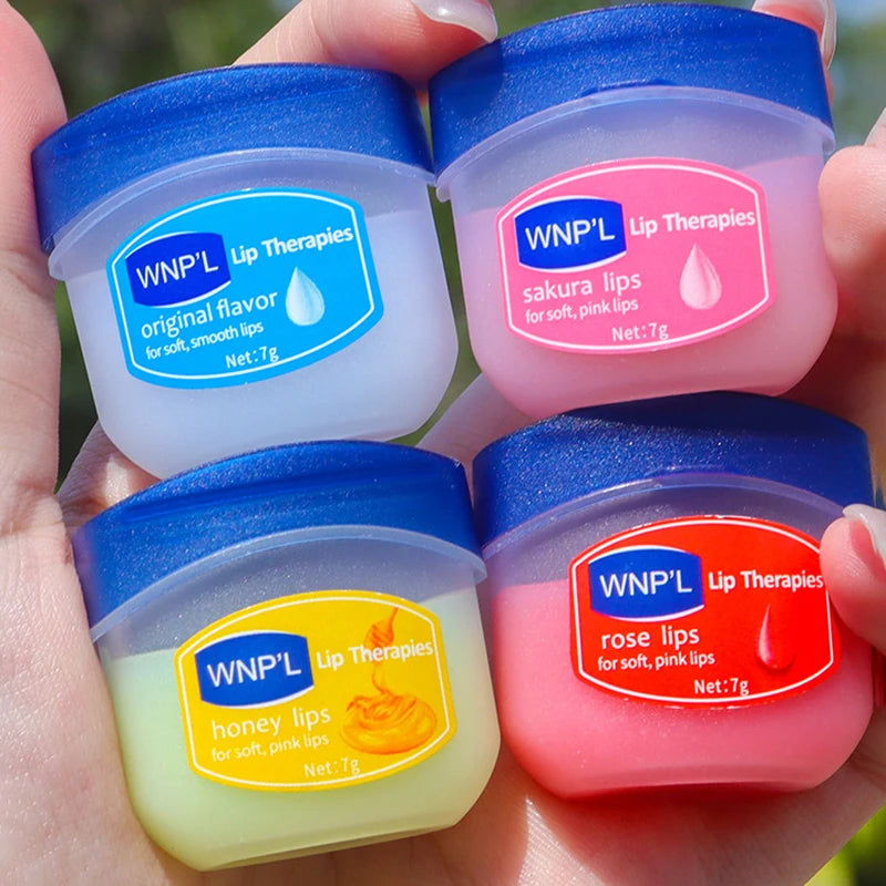 4pcs/box Natural Plant Lip Balm Moisturizing Plump Lips Lipsticks Makeup Base Anti-Cracking Lips Oil Lip Plumper Skin Care