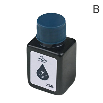 Pure Black Colorful Fountain Pen Ink Universal Refill Ink Stationery Office School Supplies Pens Pencils Writing Supplies