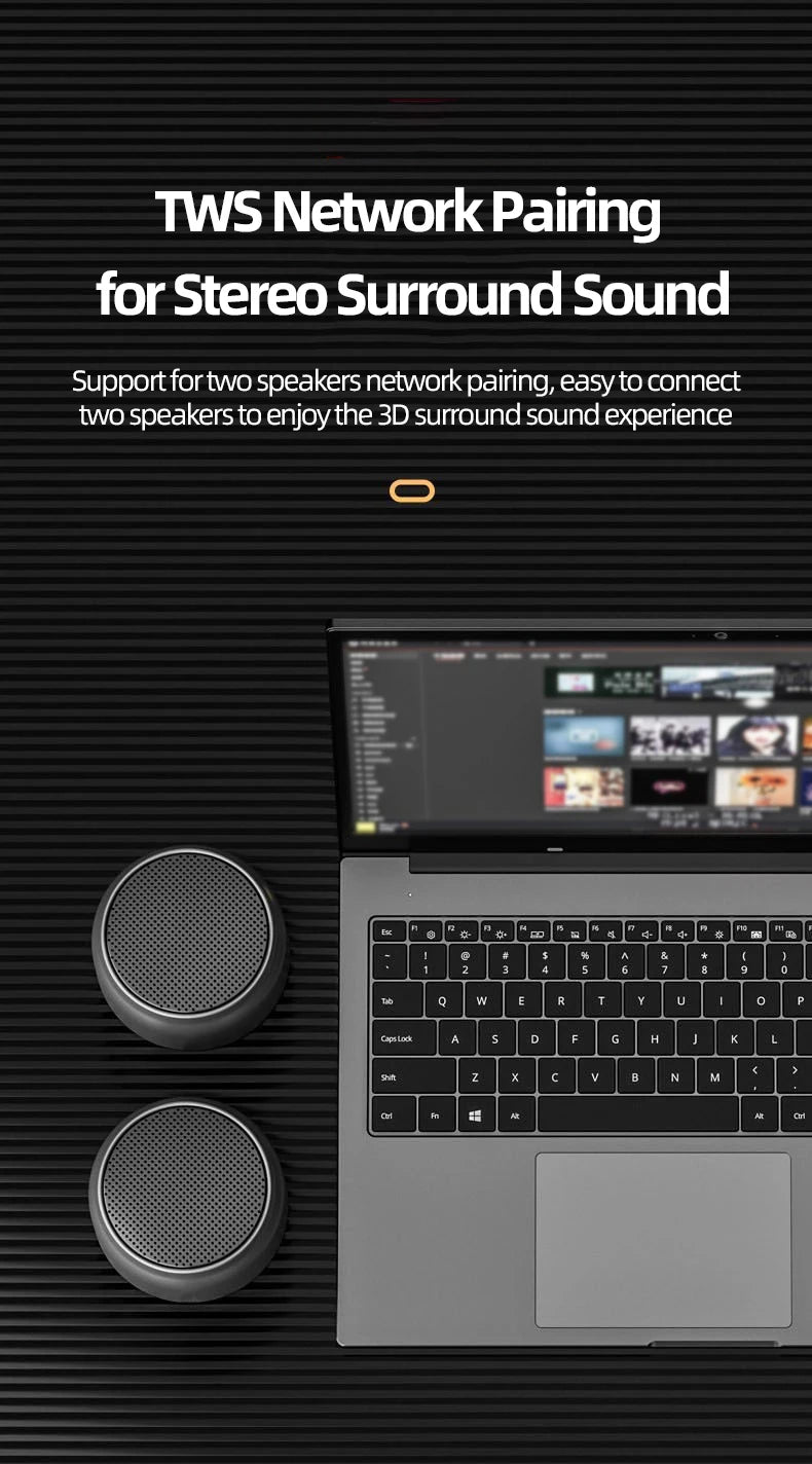 Wireless Bluetooth Speaker Portable Mini Outdoor Wireless Speakers Music Surround Loudspeaker HD Voice Shocking Bass