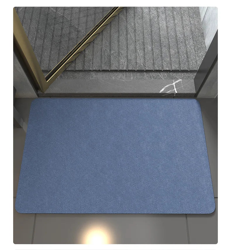 Bathroom Mats Diatomaceous Soft Mats Bathroom Quick Dry Water-absorbing Mats Toilet Non-slip Foot Mats Carpet Door Mats Bath Rug