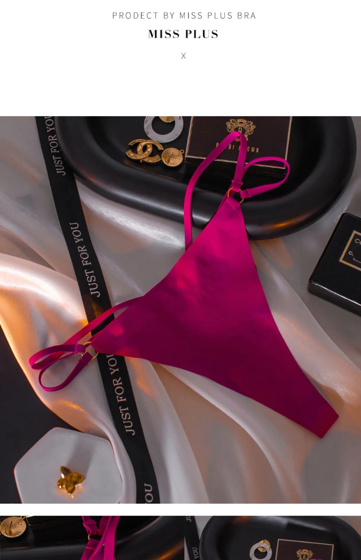 Ice Silk Girls Briefs Iron Ring Sexy Women G String Panties Underwear Thong Seamless Underpants Yoga Lingerie Plus Size S-XL