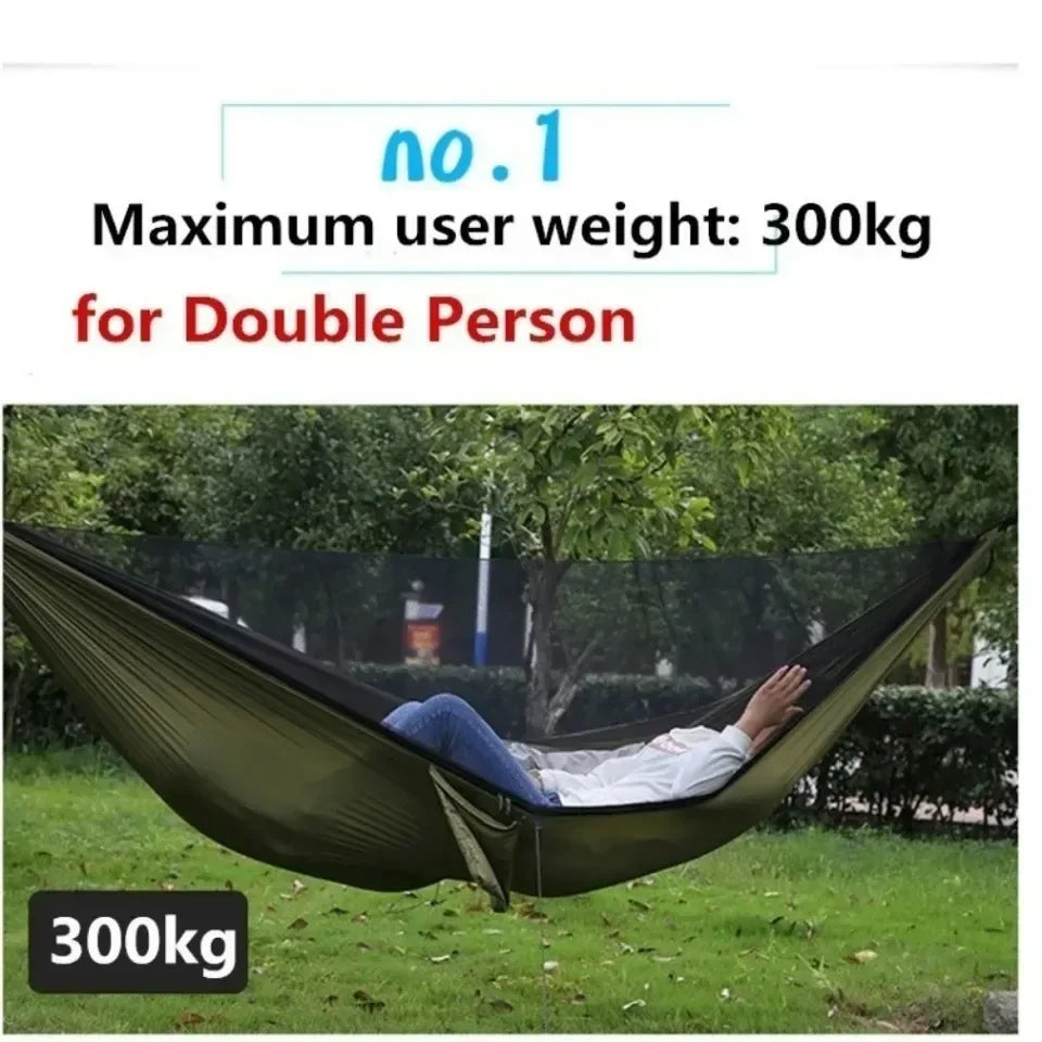 Camping Hammock with Mosquito Net Sleeping Tent Hammock Suitable Camping Hammock Outdoor Furniture for Garden