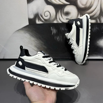 أحذية رياضية رجالية أحذية رياضية بنعل سميك أحذية رياضية كاجوال رياضية وترفيهية أحذية بدون كعب مقاومة للانزلاق