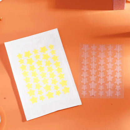 40pcs Colorful PE Pimple Patches Cute Star Shaped Pimple Cover Sticker Invisible Pimple Cover Removal Pimple Patch