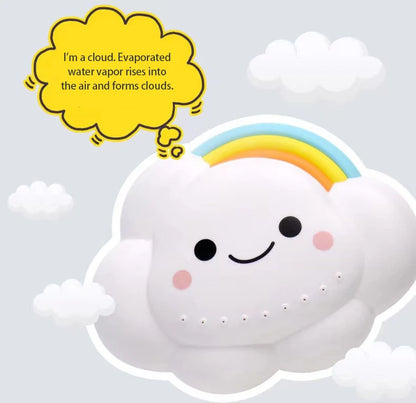 Cloud Weather Bath Toy for Kids Press Spray Educational Water Cycle Play Pool Beach Safe Fun