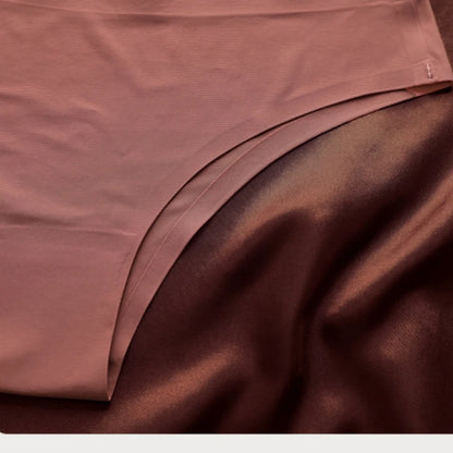 New 4PCS/Set Seamless Panties Women Sexy Underwear Ice Silk Underpants Low Waist G-string Female Soft Solid Ultra-thin Briefs