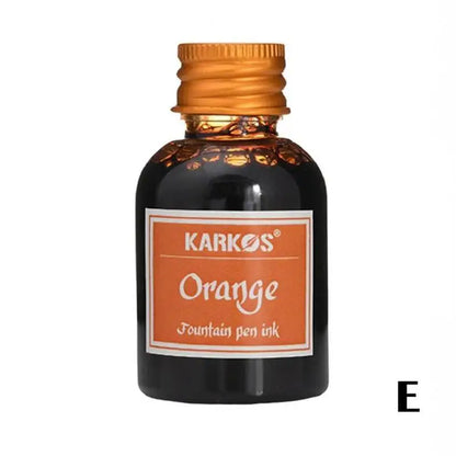 1 Bottle Pure Colorful 20/30ml Fountain Pen Ink Refilling Ink Stationery School High Quality Calligraphy Writing Fountain Ink