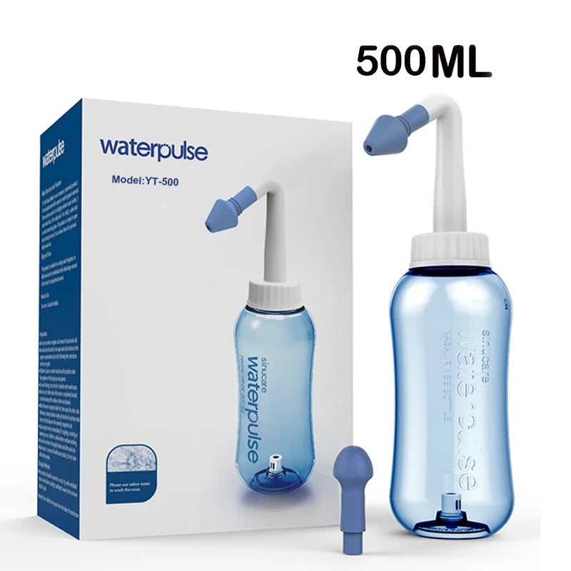 300ml 500ml nasal irrigator Rinse bottles Waterpulse nose wash cleaner Neti Pot Avoid Allergic Rhinitis Sinusitis adult children
