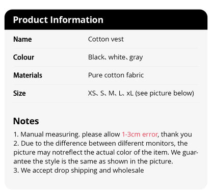 3-Piece Cotton Men's Tight Vest Young Men's Comfortable Leisure Fitness Vest Middle-aged And Old Men's Joker Sleeveless Vest