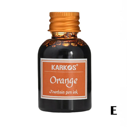 1 Bottle Pure Colorful 20/30ml Fountain Pen Ink Refilling Ink Stationery School High Quality Calligraphy Writing Fountain Ink