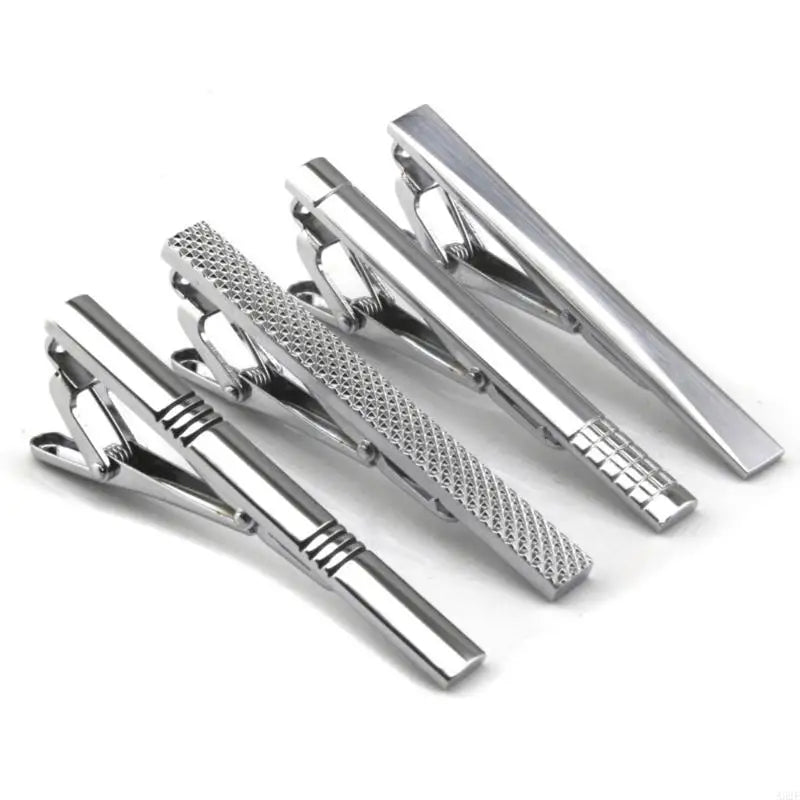 A52E Pack of 8 Stylish Tie Fasteners Men Tie Clip Set for Men Enhances Your Professional Images with These Simple Accessories
